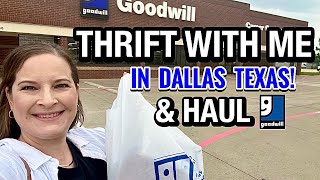 THRIFTING GOODWILL IN Dallas Texas! Home Decor THRIFT SHOPPING \& THRIFT HAUL!