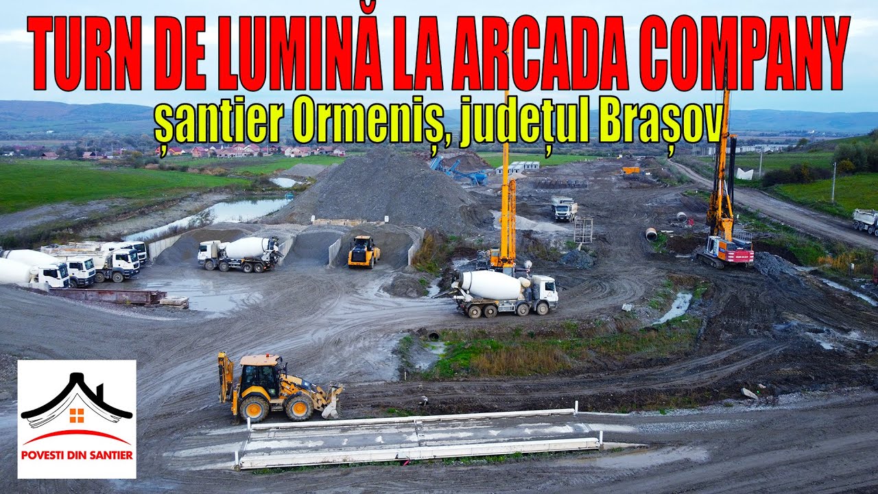 TURNUL DE LUMINĂ LA ARCADA COMPANY - Șantier Ormeniș, Brașov
