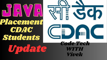 Placement CDAC Students |Noida |Mumbai |Pune | #codetechwithvivek #cdac #placement