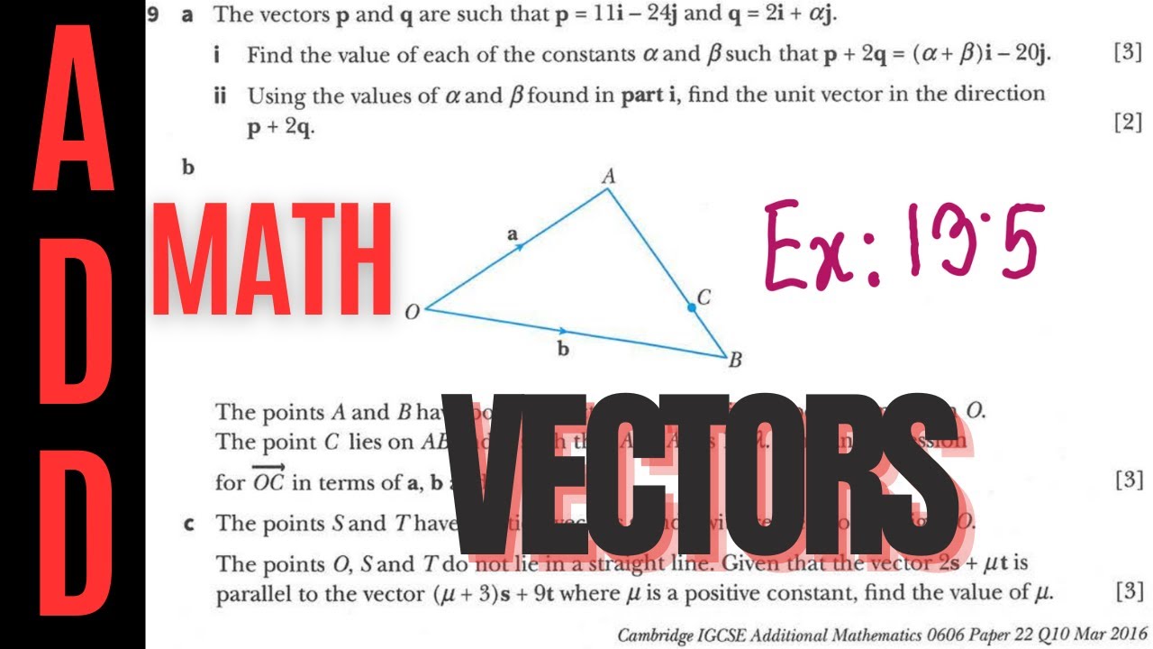 Cambridge Add Math, Exercise 13.5, Question 9 - YouTube