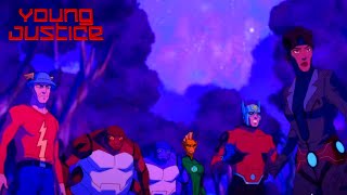 Justice League And New Gods Vs Lor Zod And Team | Young Justice 4x21 Lor Zod Vs Orion Fight Scene