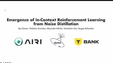 Emergence of In-Context Reinforcement Learning from Noise Distillation