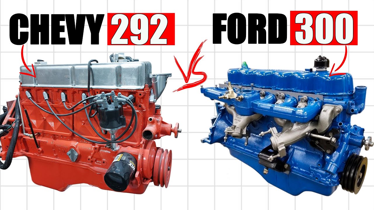 Chevy 292 против Ford 300 — кто настоящий король неубиваемых двигателей Америки?