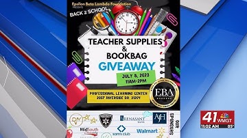 Epsilon Beta Lambda chapter of Alpha Phi Alpha Fraternity holds annual school giveaway