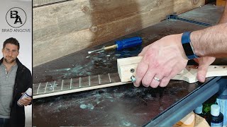 GGBO 2021 Neck Work | Fixing Fret Sprout and Lifting Frets
