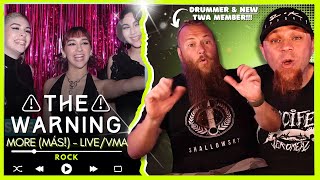 THE WARNING 'More' - Live / VMAs  // Audio Engineer & Pro. Drummer React