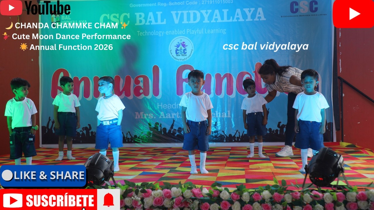 ✨ Chanda Chamke Chamke वर आमच्या छोट्या स्टार्सचा क्यूट डान्स! 🌙💃