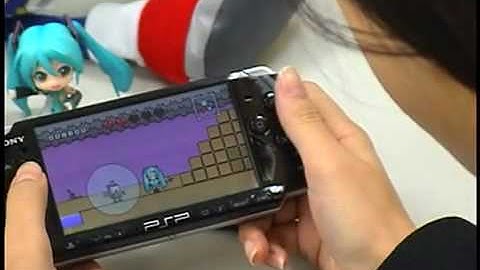 Hatsune Miku Hello Planet PSP game (Project Diva downloadable content)