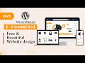 eCommerce Website Design Using Free Template | WordPress Full Setup 2025