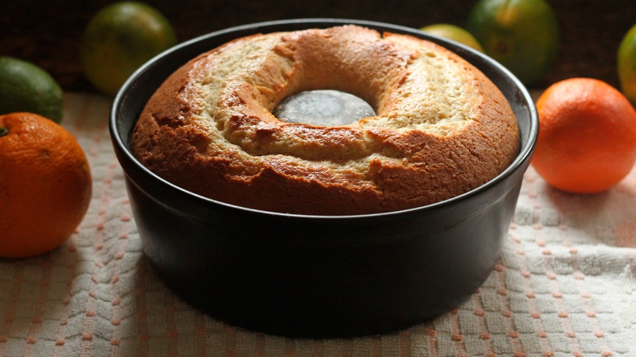 Bolo de Laranja com Especiarias Sem Trigo Sem Leite
