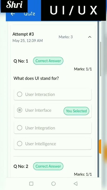 UI/UX quiz questions&answers great learning #ui #ux #greatlearning # ...