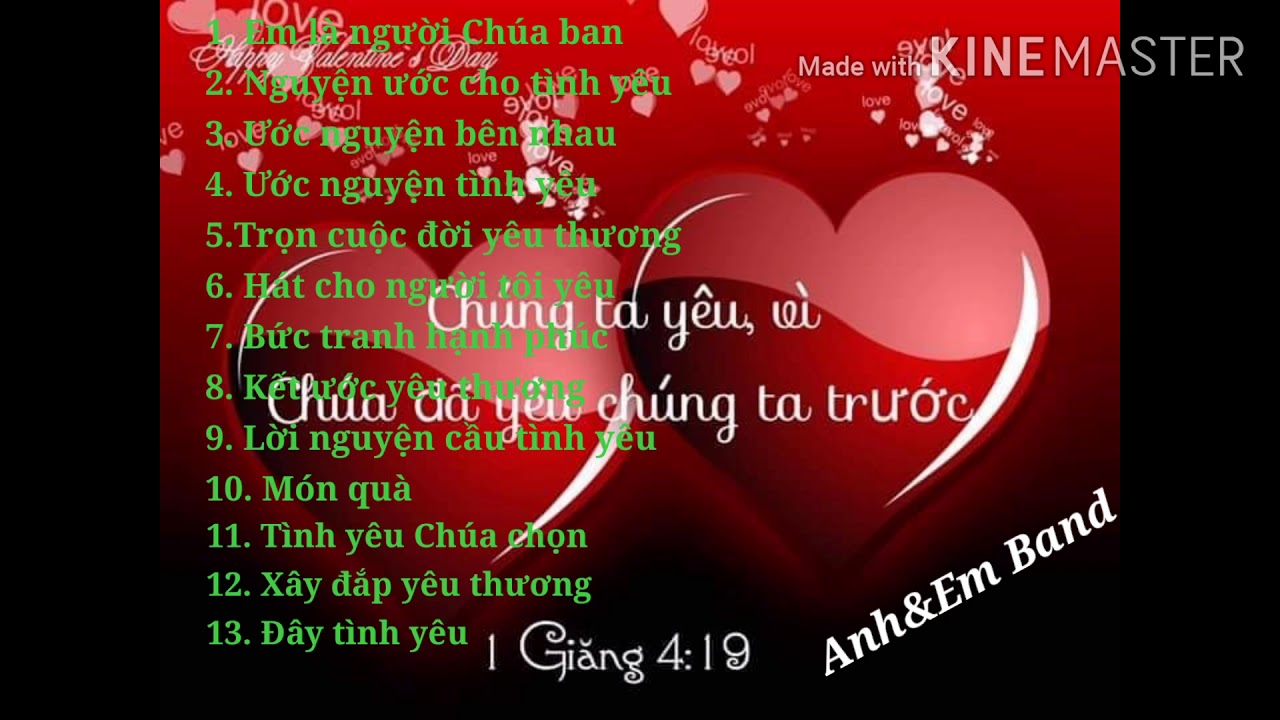 Nhạc thánh tình yêu - hôn lễ Tin Lành tuyển chọn 2020