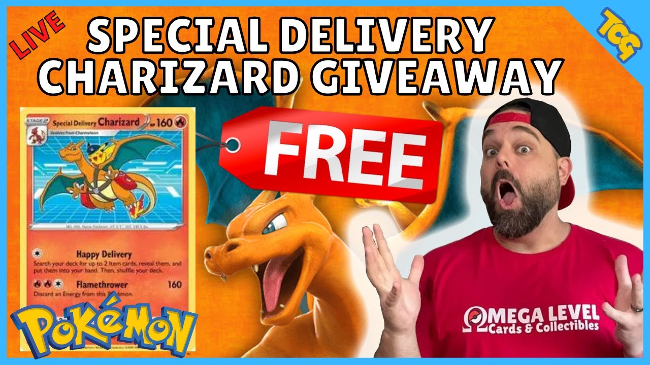 codes for special delivery charizard are starting to... Special Delivery Charizard *Giveaway* PLUS Live Pack Rips !!!! - YouTube