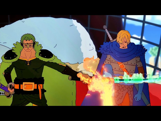 Zoro and Sanji Combo Attack [4K] One Piece 1159 - YouTube
