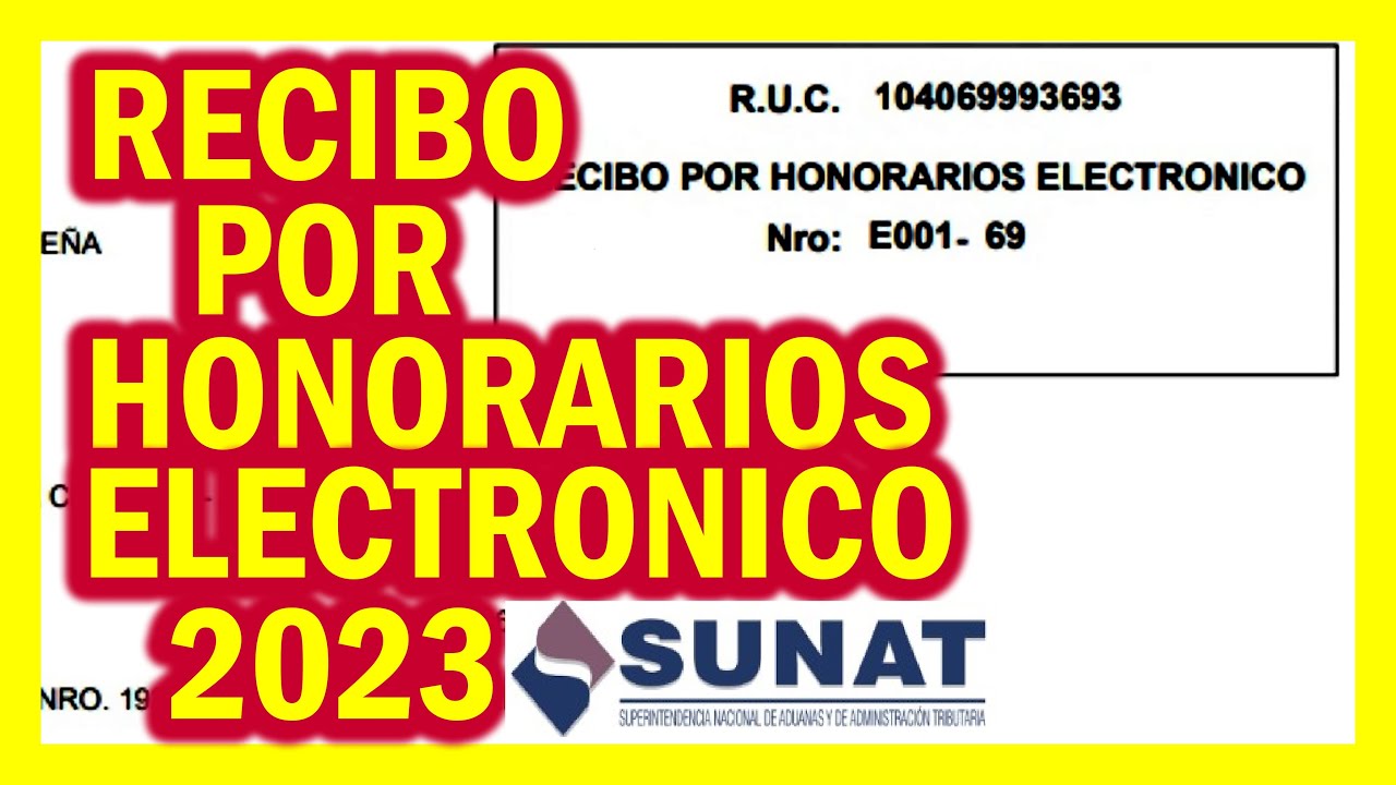 Como Emitir Recibo Por Honorarios Youtube
