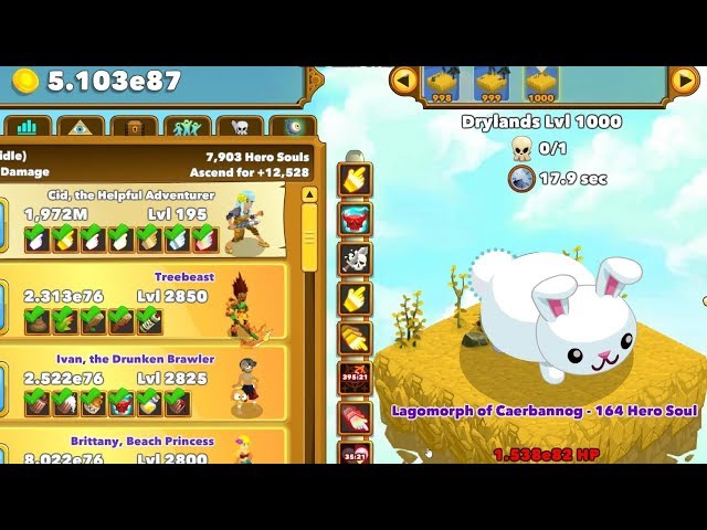 Clicker Heroes é o jogo onde você clica para a vitória - Outer Space