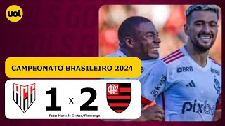 ATLÉTICO-GO 1 X 2 FLAMENGO - CAMPEONATO BRASILEIRO 2024; VEJA OS GOLS