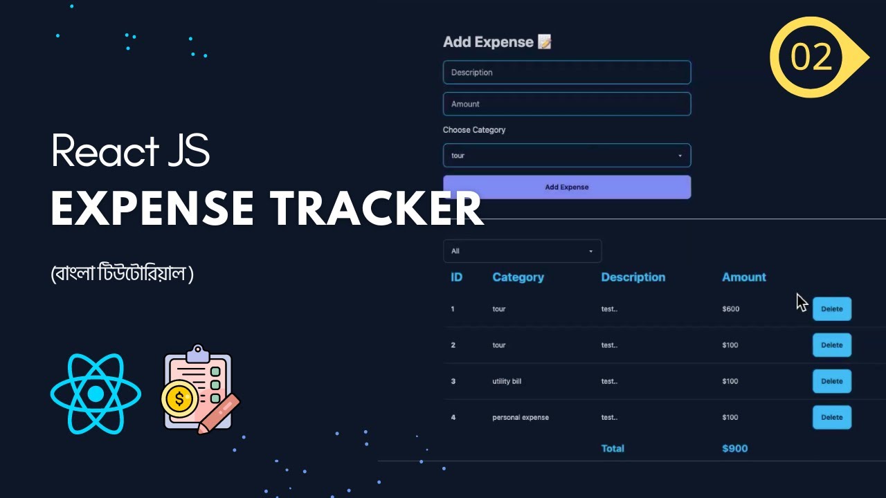 React Expense Tracker - (বাংলা) using React Hook Form & Daisy UI - Part ...