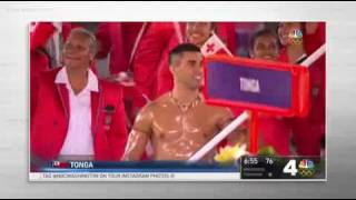 LWT - Newscasters Perv Out Over A Shirtless Olympian In National Dress