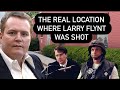 Hustler Magazine’s Larry Flynt - THE REAL LOCATION Where He Was Shot | The Story Behind the Movie