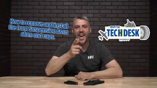 How to remove and install the front Suspension Arms alum end caps.