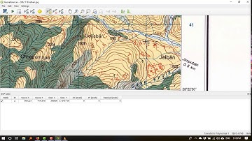 Georeferencing Toposheet in QGIS