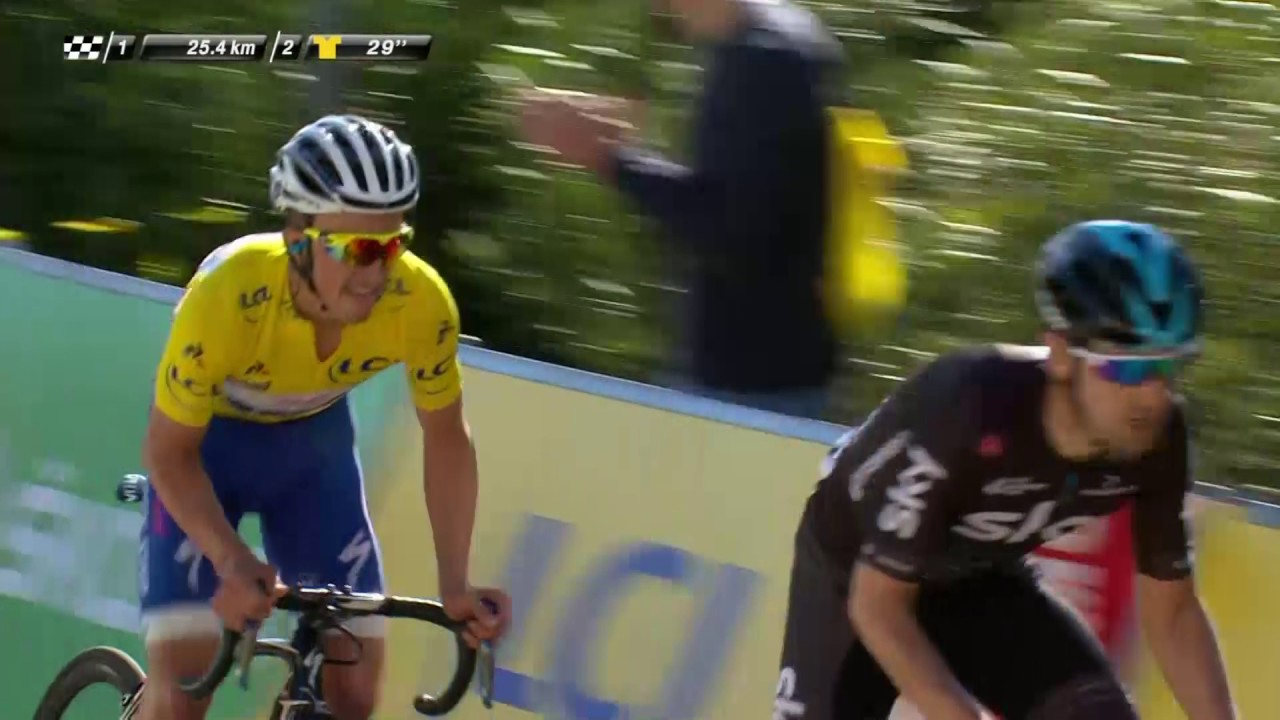 Finish line, first crossing - Stage 6 (Aubagne / Fayence) - Paris-Nice 2017 ventoux vin