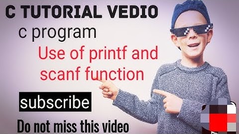 use of printf and scanf function in c language||c coding master||#trending #programming #subscribe