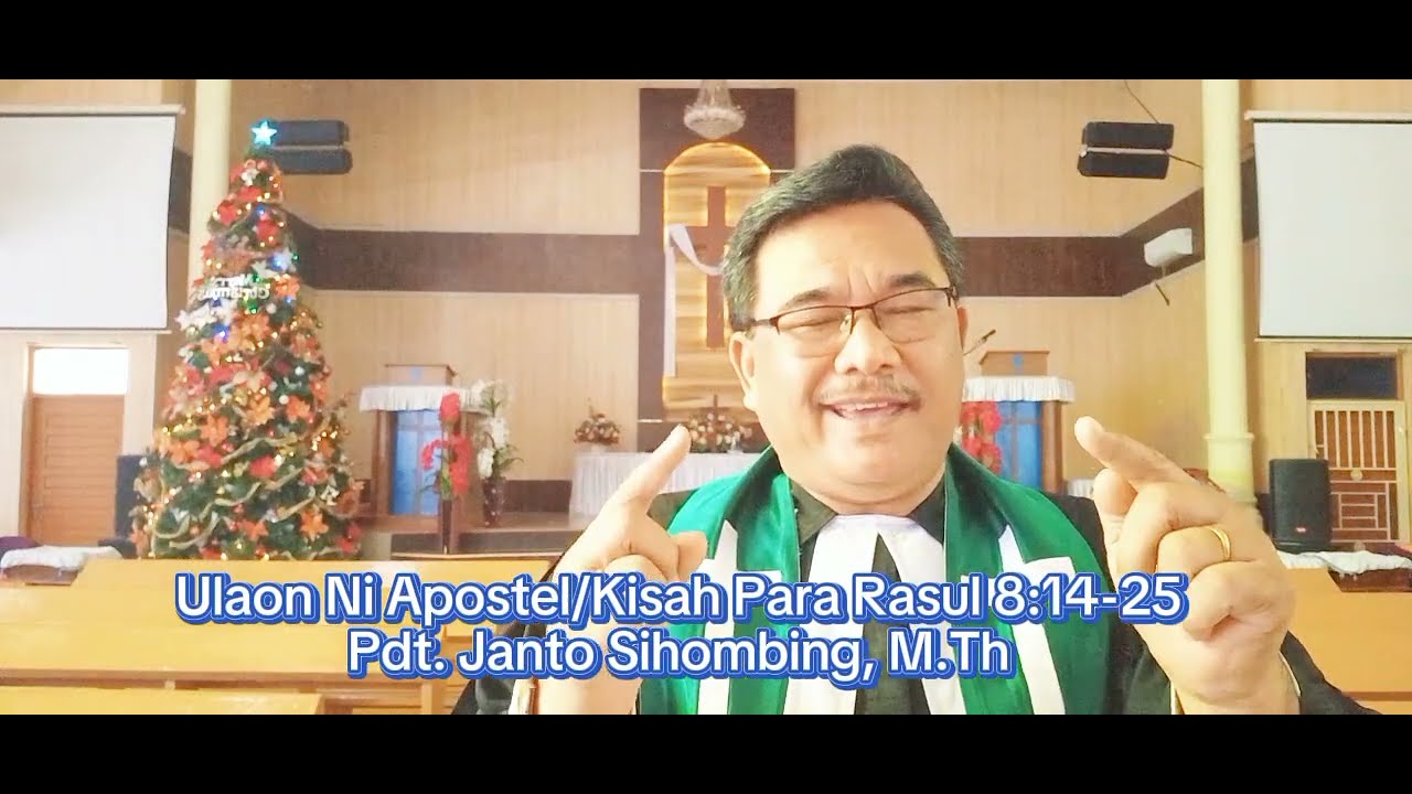 jamita Minggu, 12 Januari 2025. Ulaon Ni Apostel 8:14-25