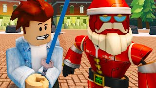Спас Рождество или Рождественский ХАУС с Кидом в роблоксе! Злой Санта в Christmas Chaos STORY roblox