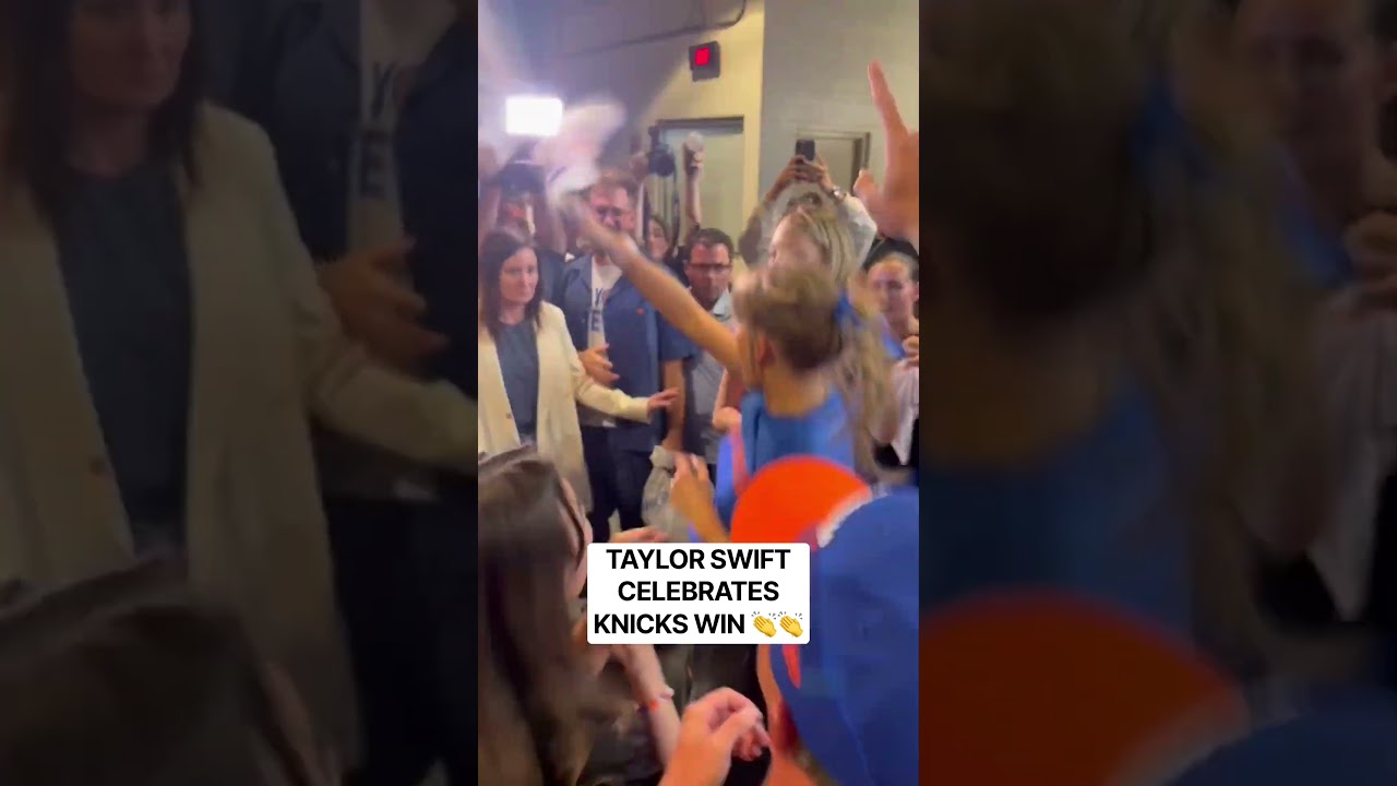 Throwback to when Taylor Swift celebrated following the Knicks’ HISTORIC Game 4 comeback win!