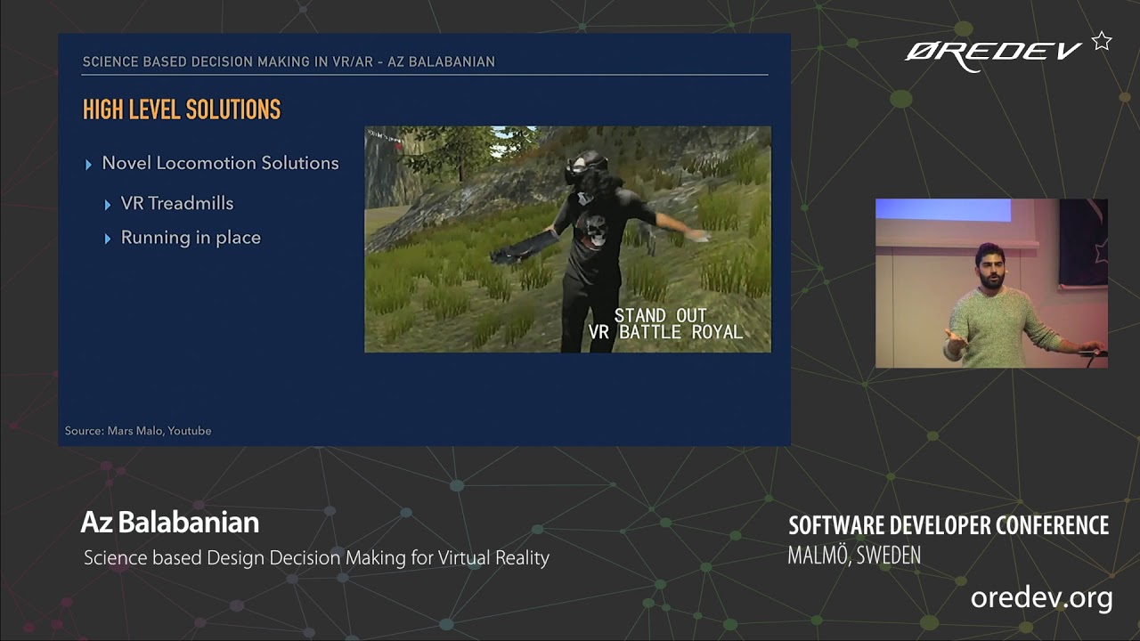 Az Balabanian - Science based Design Decision Making for Virtual Reality | Øredev 2018