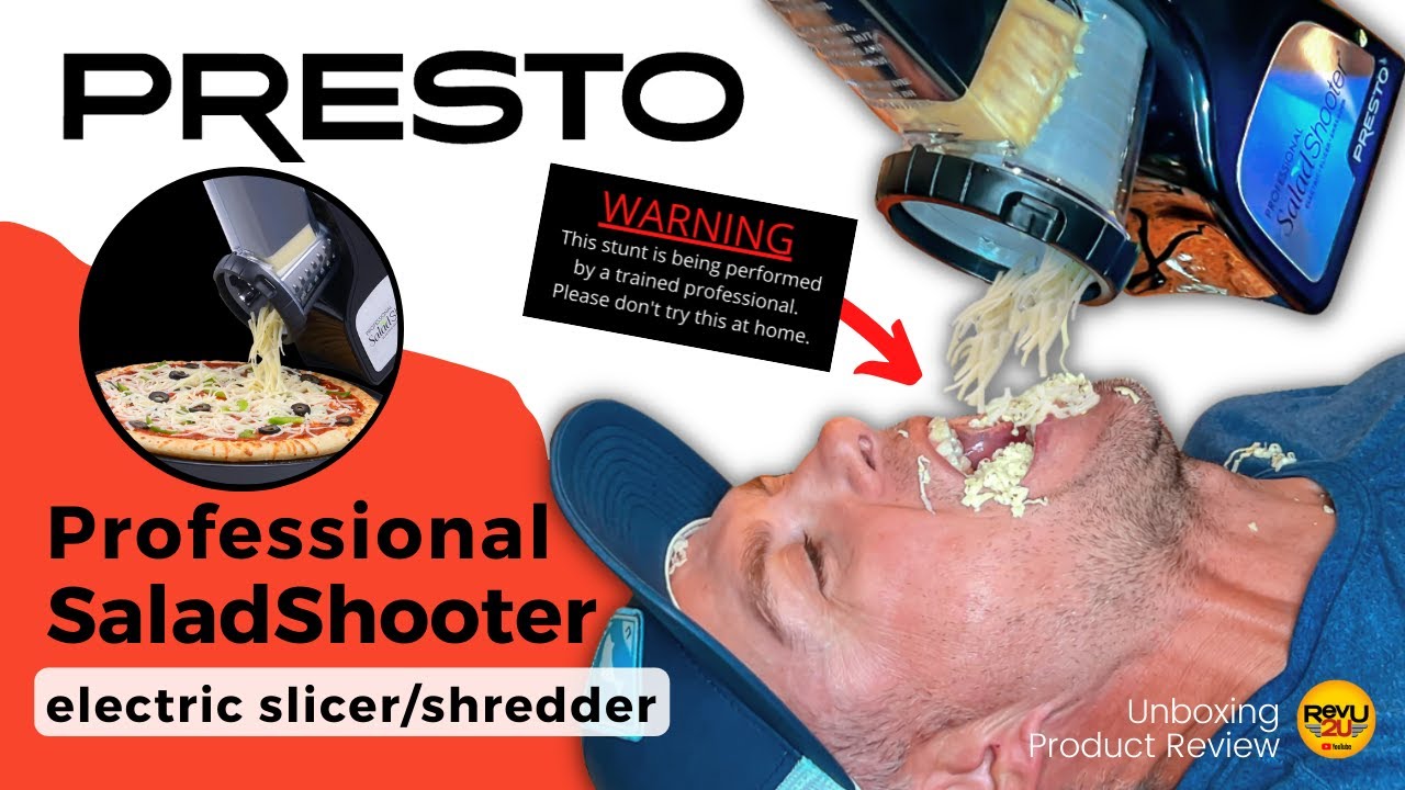 Presto SaladShooter Electric Slicer and Shredder