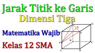 #jaraktitikgaris #dimensitiga #matematikawajib jarak titik ke garis
adalah lintasan terdekat dari sebuah tersebut dan itu akan memben...