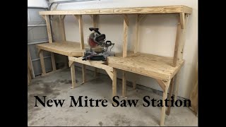 How to build a mitre saw station