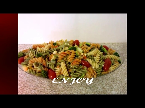 Tri-Color Pasta Salad with Italian Dressing
