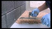 Mosaikputz die Verarbeitung Buntsteinputz anbringen Anleitung Tutorial ...
