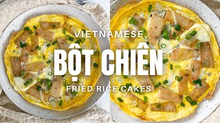 How to make bột chiên (Vietnamese Fried Rice Cakes)