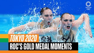 ROC's gold medal moments at #Tokyo2020 | Anthems