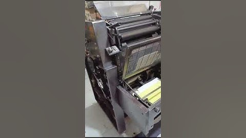 offset printing machine rota