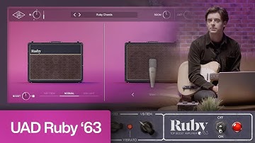 Introducing UAD Ruby ‘63 Top Boost Amplifier