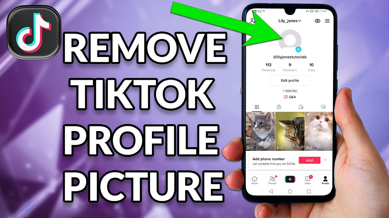 How To Remove Profile Picture On TikTok 