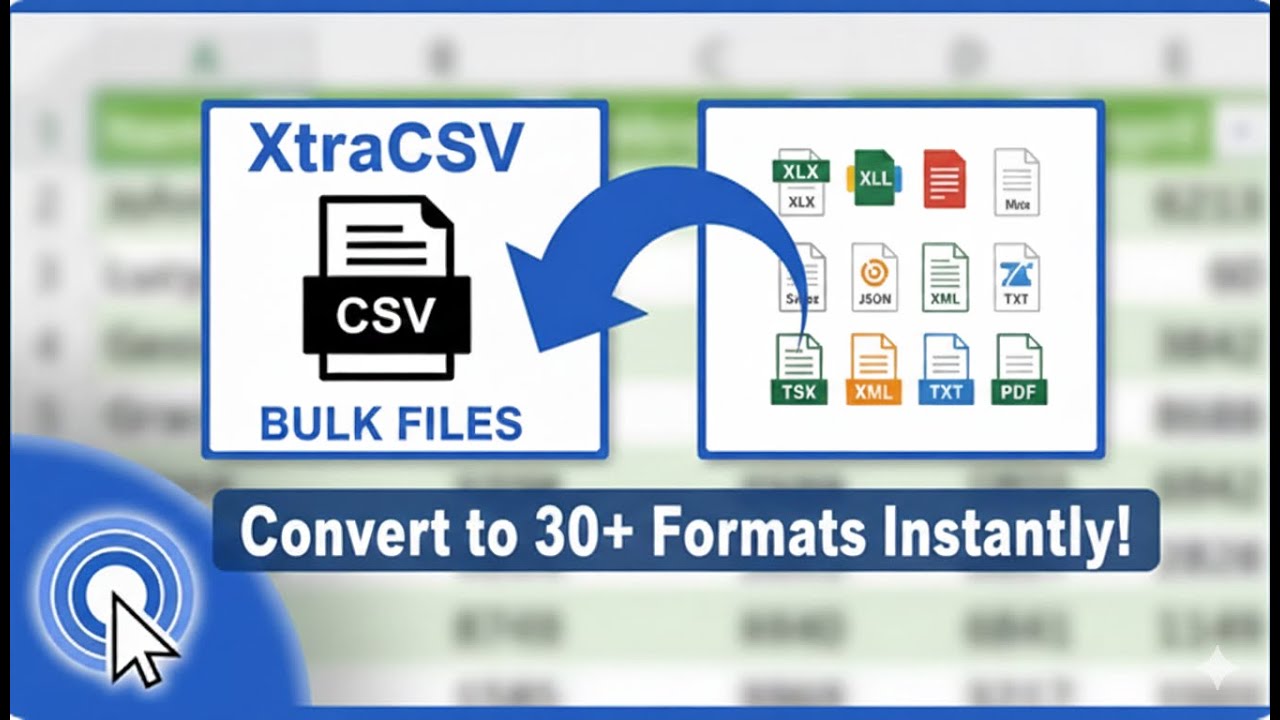 XtraCSV: Convert CSV to Excel, JSON, XML, SQL & 30+ Formats in 1 Click! | Reseller Rights