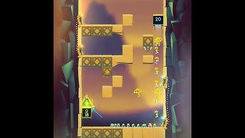 Lemmings Walkthrough - World 3 Level 12