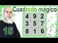 💥"CUADRADO MÁGICO Matemático:TODO Suma 15"💥Matemáticas Mágicas💥Cálculo Mental