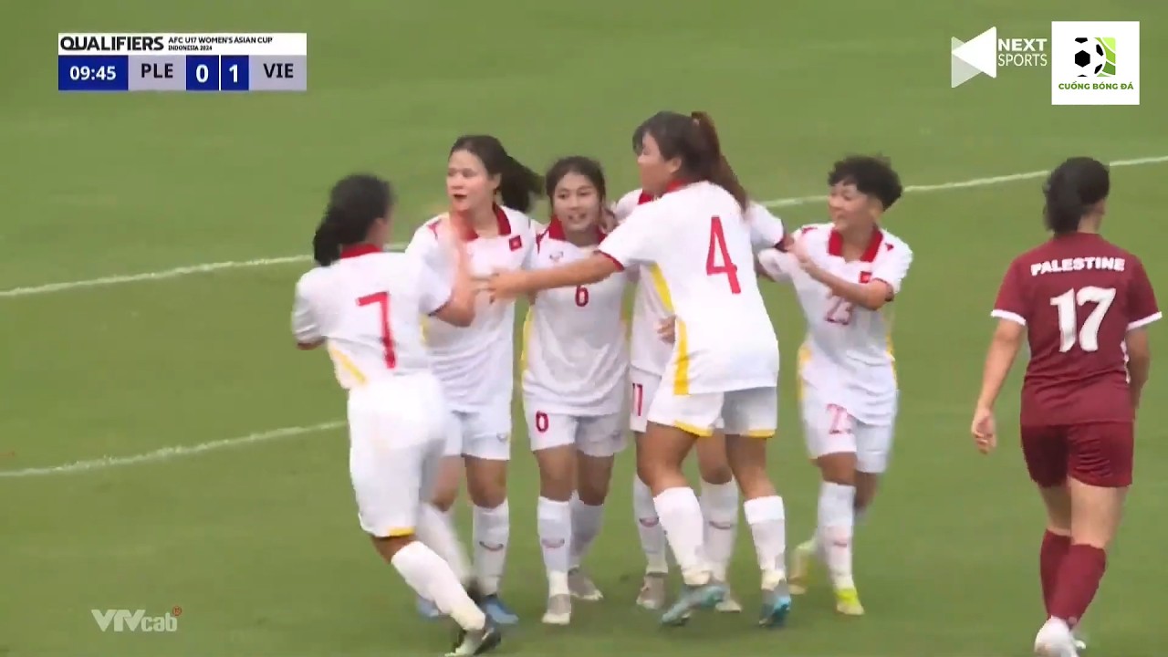 🔴 Nữ Palestine vs Nữ Việt Nam | Các Cô Gái Việt Hủy Diệt Đối Thủ Cực Mãn Nhãn