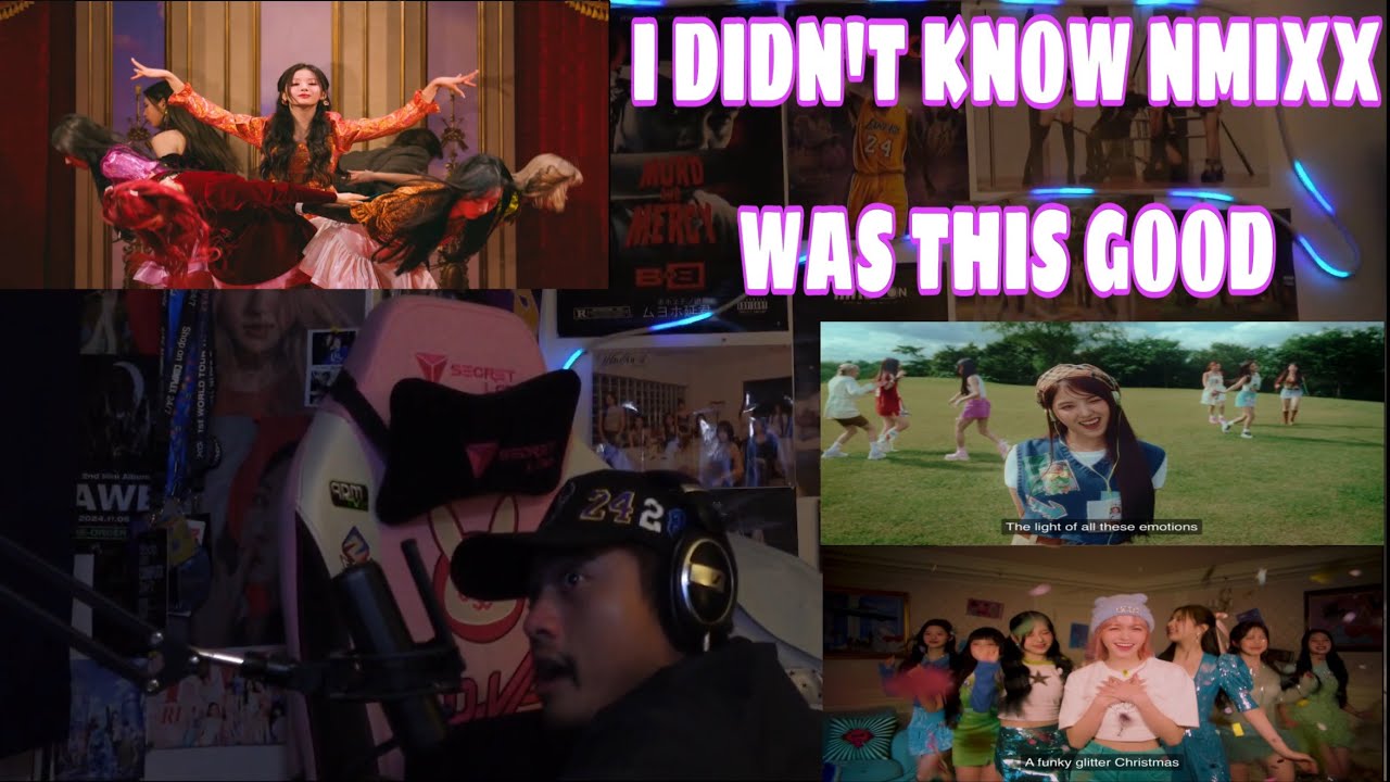 NMIXX - 'ENTWURF' ALBUM & 'Funky Glitter Christmas' MV REACTION