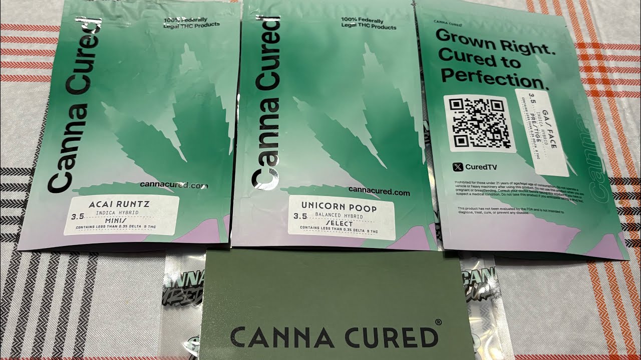 Обзор цветов THCA от Canna Cured | Асаи Рунц - Какашки единорога - Газовое лицо