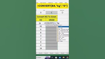 How To Convert Kilograms To Grams in Microsoft Excel | Convert KG to Gram In Excel Tips and Tricks