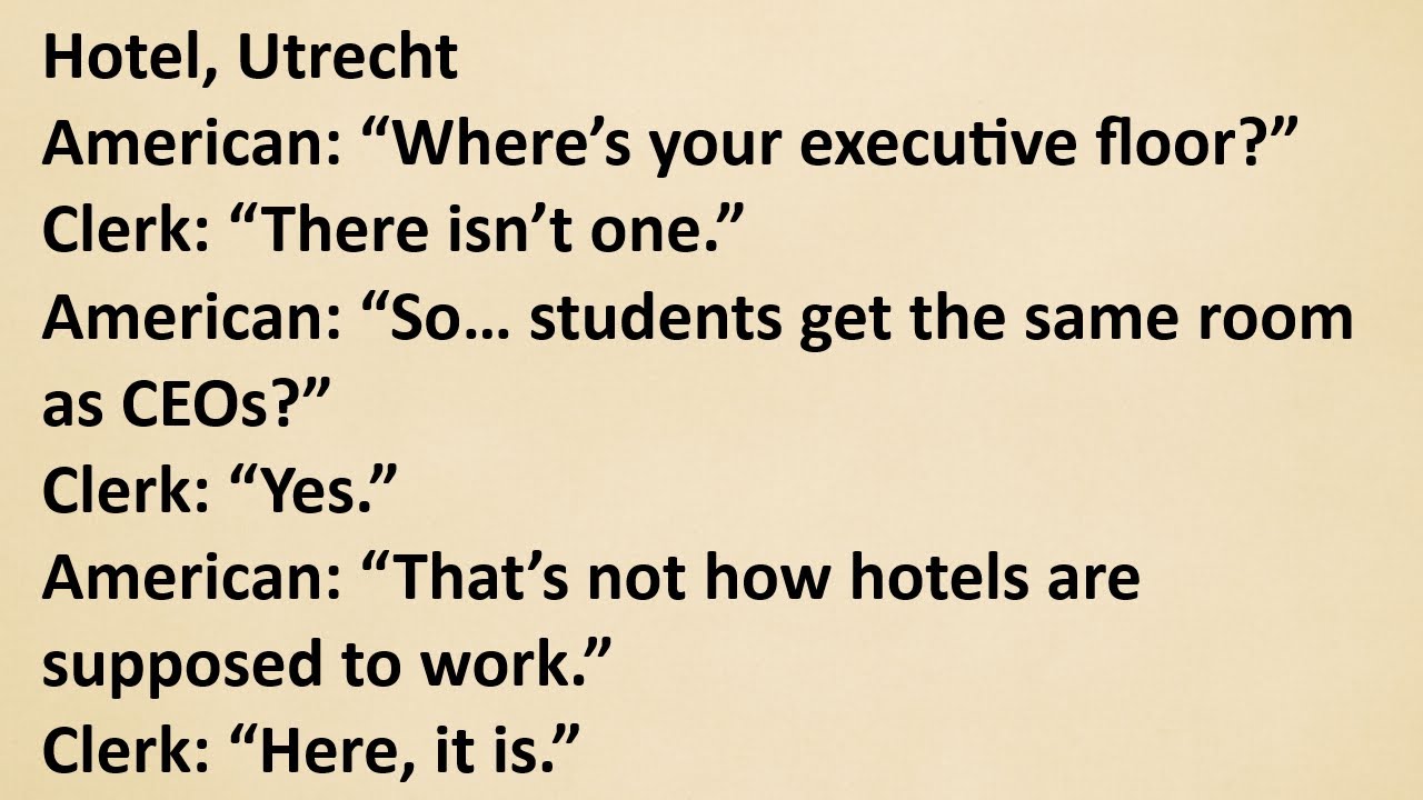 Americans Discover Europe Has No VIP Mode — And Lose Their Minds